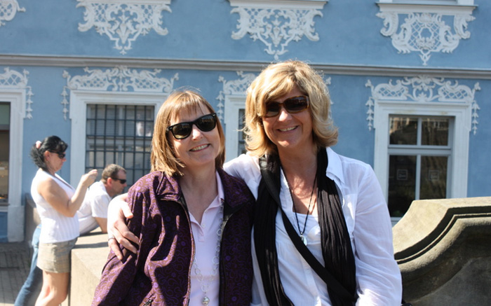 Zwei Frauen in Nürnberg